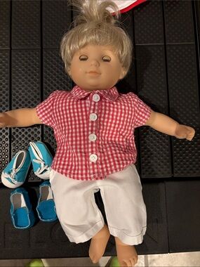America. girl Blonde boy bitty twin
